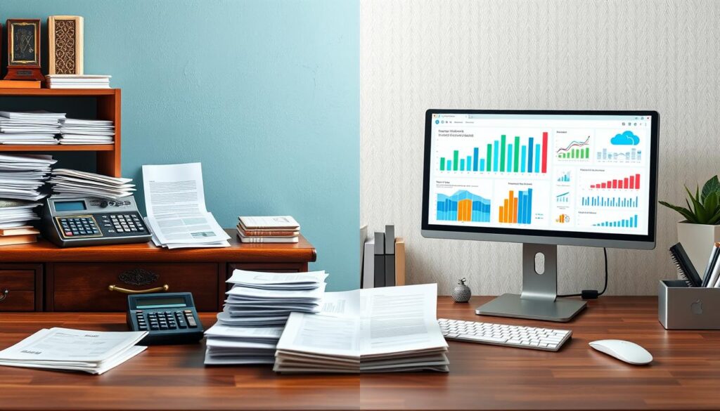 traditional vs modern financial reporting tools